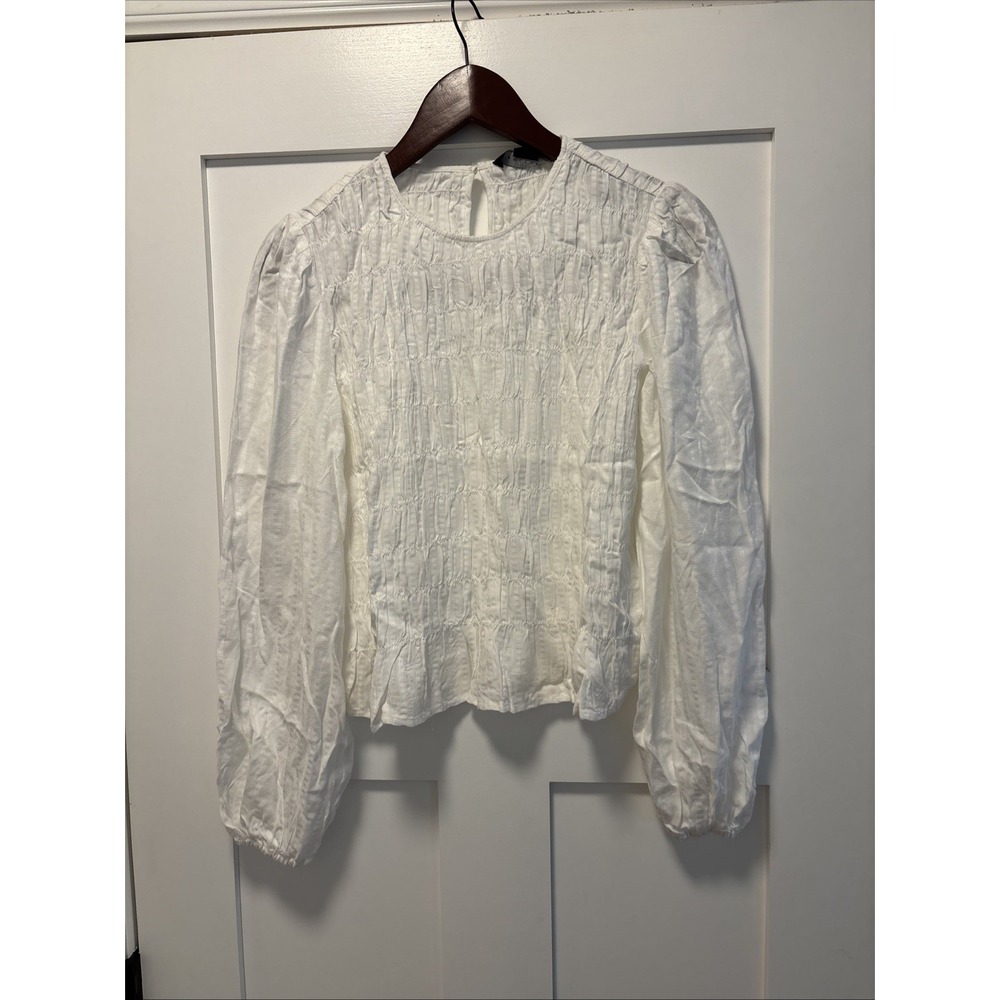 Sanctuary‎ Women's Babydoll White Blouse- Size XS